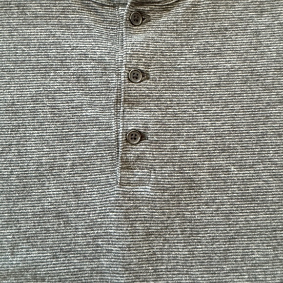 Vince - Striped T-shirt - Charcoal and Black - Size Large - Picture 5 of 8